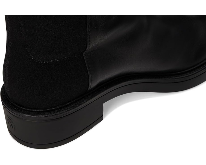 Ботинки Stuart Weitzman 5050 Celia из замши с квадратным каблуком