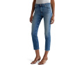 Mari Mid-Rise Slim Straight Crop Jeans in 13 Years Reign
