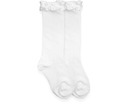 Little Girls Ruffle Knee High Socks 1 Pack