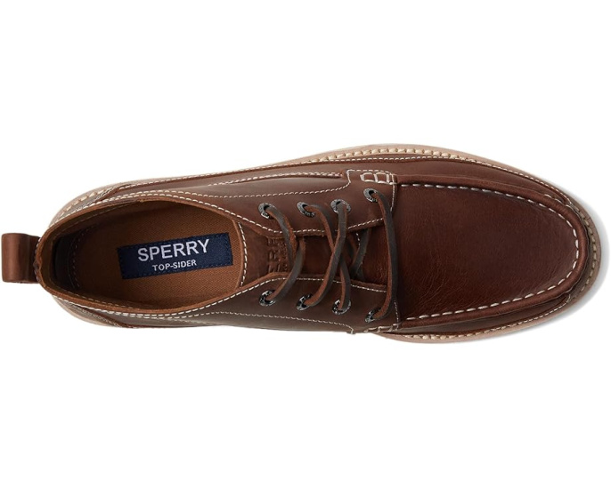 Sperry ботинки Mini Lug Chukka из премиальной кожи с подошвой на протекторе