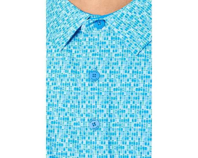 Поло Callaway с принтом в клетку и вышивкой Tile Gingham