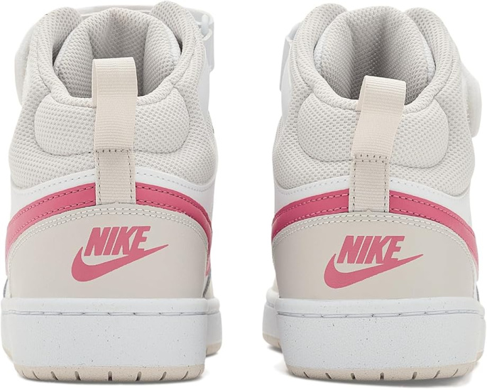 Кроссовки Nike Kids Court Borough Mid 2 для старших детей с кожаным верхом