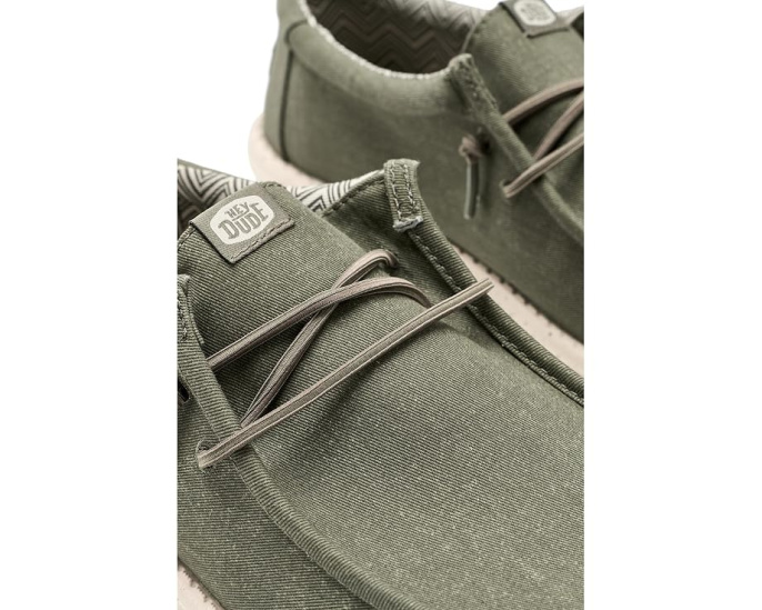 Кеды Hey Dude Wally Stretch Canvas из стрейч-холста