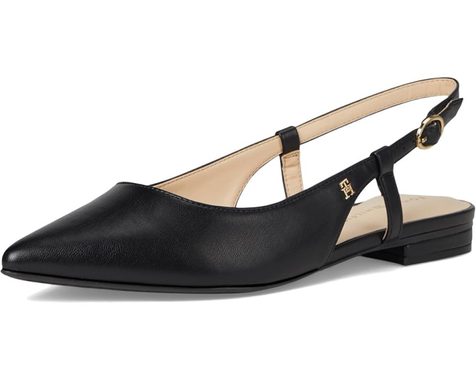 Балетки Vamina Slingback от Tommy Hilfiger на низком каблуке