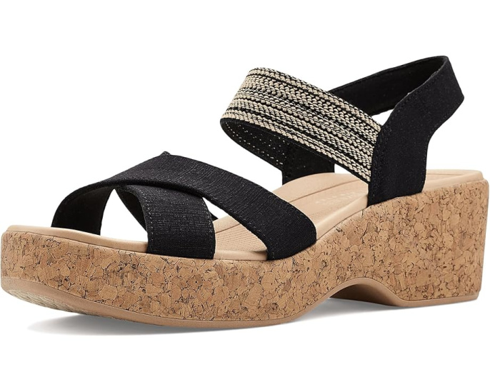 Босоножки Verity Slingback от LifeStride на танкетке с квадратным носком