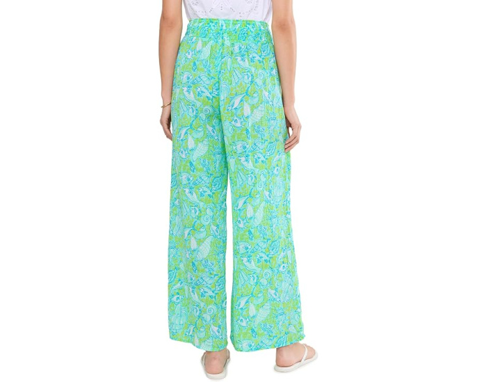 Пляжные брюки Enzo от Lilly Pulitzer с цветочным принтом