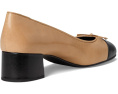 Туфли лодочки Tory Burch 45 мм Cap Toe с бантом и блочным каблуком
