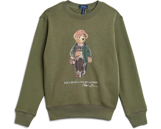 Polo Bear Fleece Sweatshirt (Big Kid)
