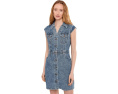 Платье Ruth Denim Front Dress с расклешенными рукавами от KUT from the Kloth