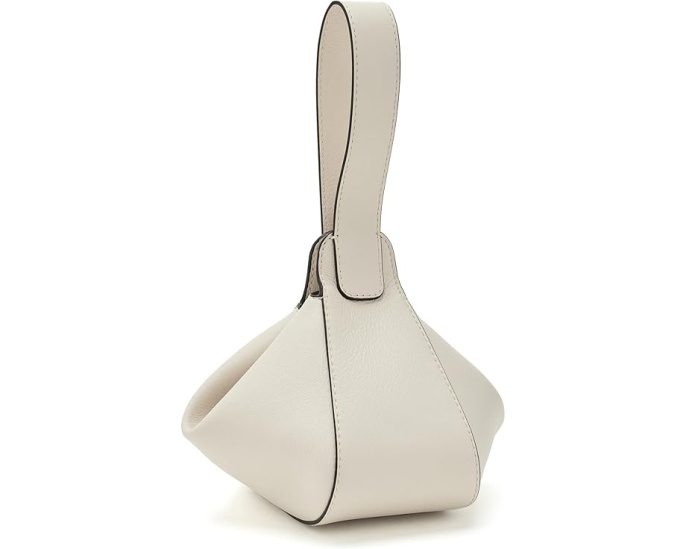 Madewell The Sculpted Metal Wristlet Bag из органической кожи