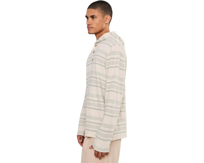 Faherty худи Oasis Hoodie с полоской Sage Creek