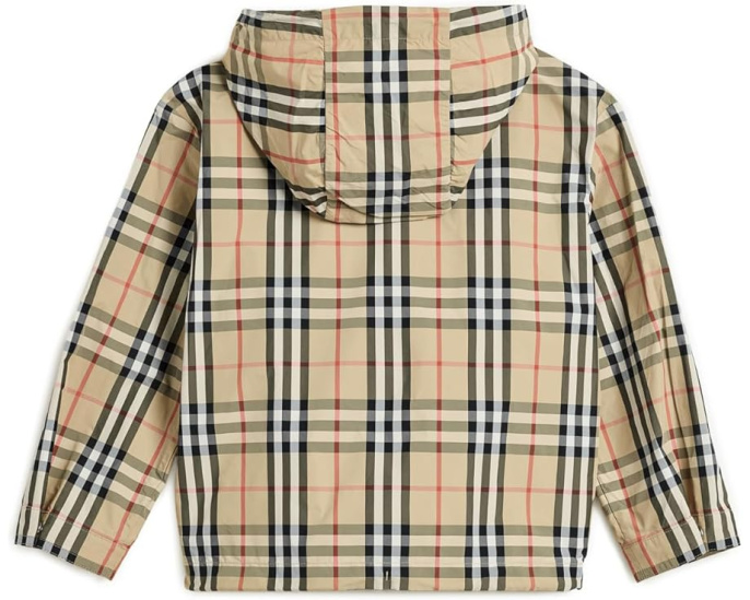 Пальто Burberry Kids Jem Check Coat для детей