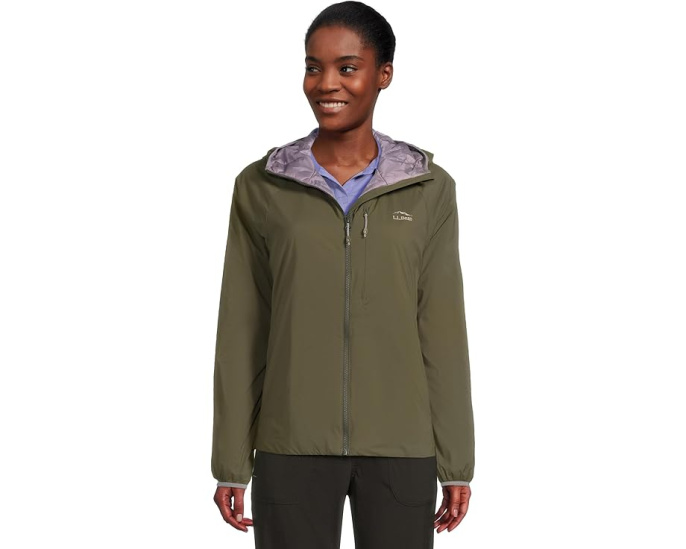 L.L.Bean Толстовка с капюшоном Primaloft Packaway Air для путешествий