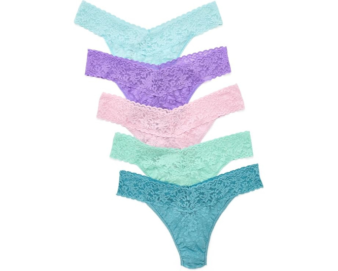 Hanky Panky Набор из 5 стрингов Signature Lace Original Rise