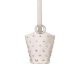 Мини-ведро Kate Spade New York Halo из мелкозернистой кожи со стразами