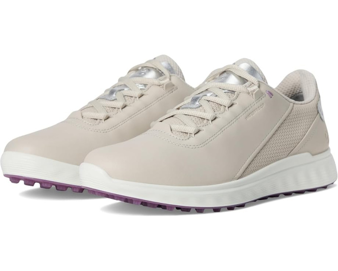 Водонепроницаемые гольф-ботинки ECCO S Casual Lace с металлическими акцентами и технологией X-TENSA