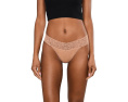 Трусы стринги Hanky Panky Supima Cotton Original Rise с кружевом 3 штуки