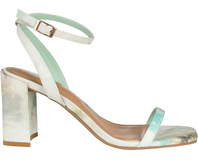 Туфли Journee Collection Chasity Pump зеленые на каблуке