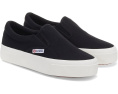 Superga 2740 платформенные слипоны из хлопкового канваса
