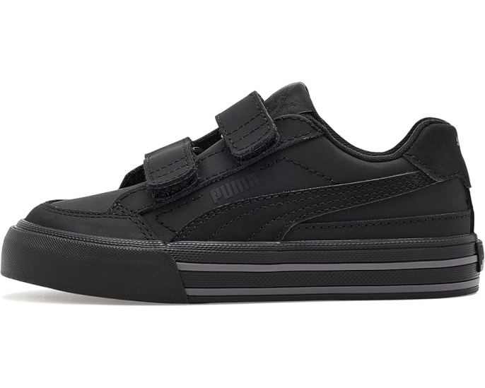 Puma Court Classic Vulc Hook And Loop детские кроссовки на липучках из переработанных материалов