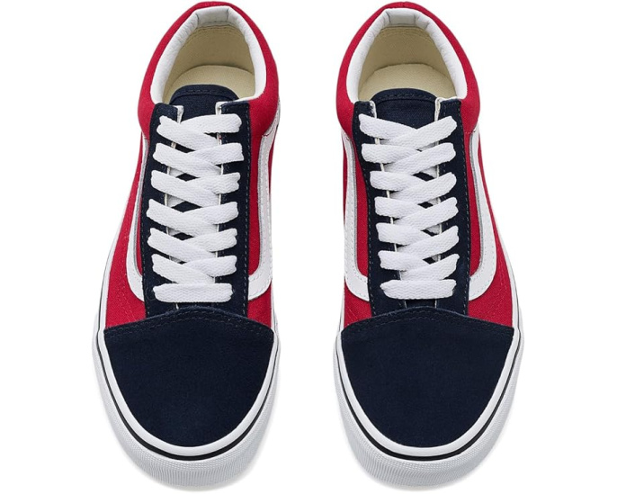 Кроссовки Vans Old Skool для детей с контрастной полосой