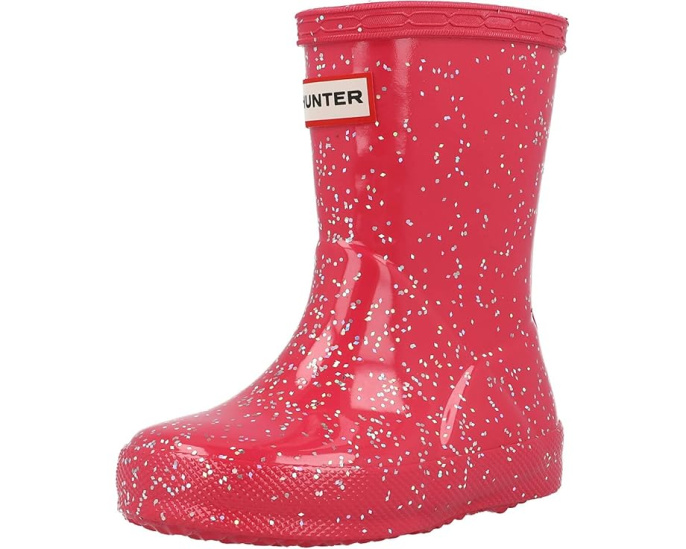Детские резиновые сапоги Hunter Kids Original First Classic с блестками