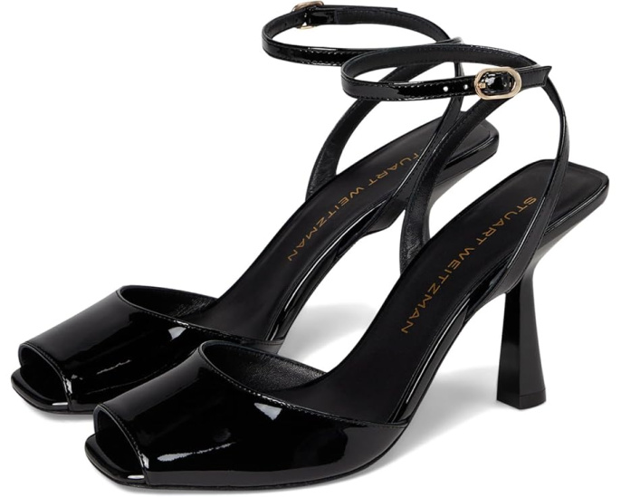 Босоножки Val Sandal 85 Stuart Weitzman на шпильке с квадратным носком