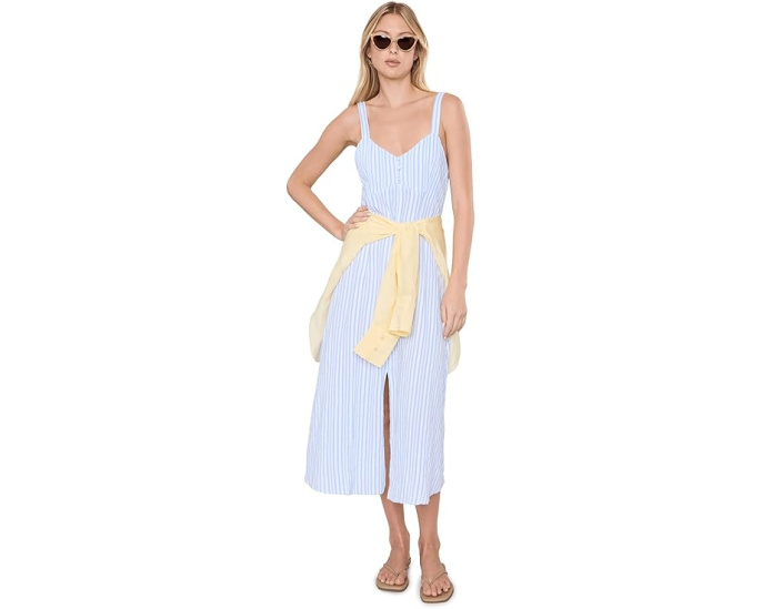 Платье миди Madelyn Stripe от Splendid в полоску