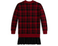 Платье для девочки Polo Ralph Lauren Kids из флиса в клетку Buffalo