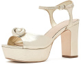 Arianna Metallic Platform Sandals