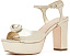 Arianna Metallic Platform Sandals