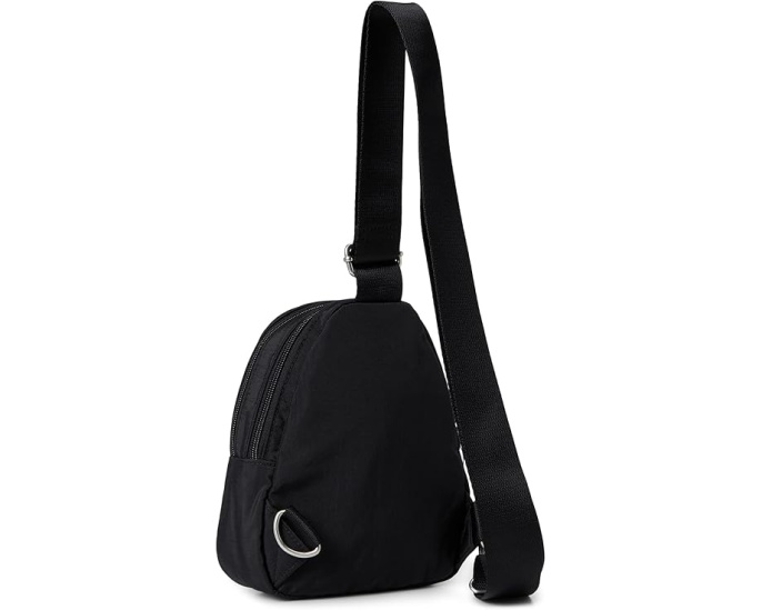 Мини-слинг Baggallini Double Zip с защитой RFID и регулируемым ремнем