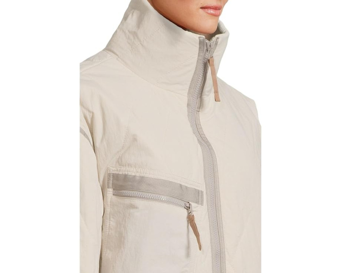 Prana Encinitas Field Coat утепленное пальто с молнией и карманами