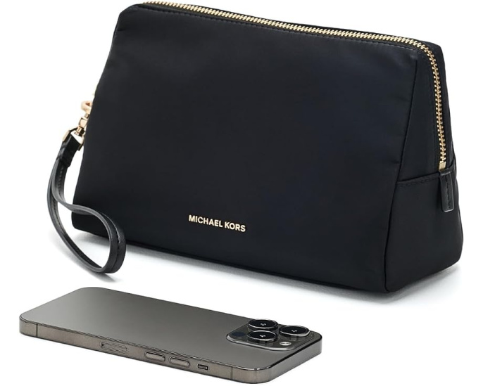 Косметичка Zadie Large Cosmetic Wristlet MICHAEL Michael Kors черная