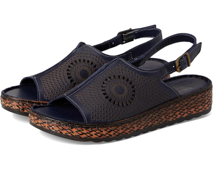 Сандалии Spring Step Cordero на платформе с перфорированным верхом