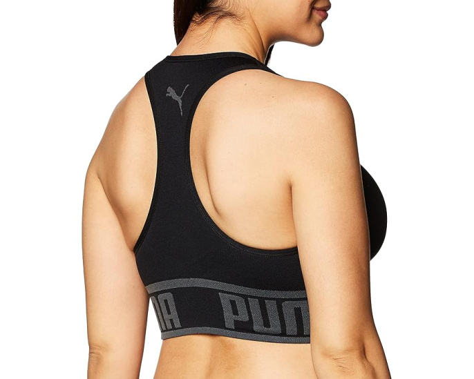 Бесшовный спортивный бра Puma Puma Black
