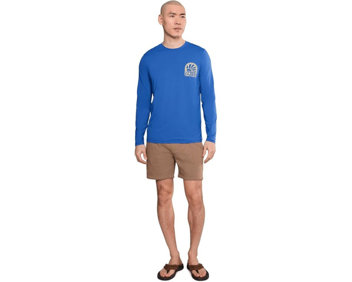 Толстовка Chubbies The Sunny Tomorrow с защитой UPF 50+ и влагоотводящей тканью
