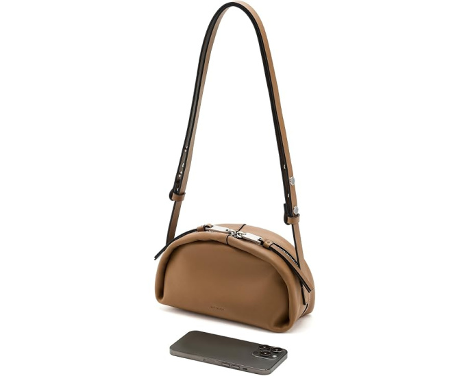 AllSaints сумка Rosalie Arc Xbody из мягкой кожи