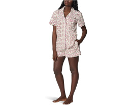 Пижамный комплект Bedhead PJs с короткими рукавами и шортами из поплина