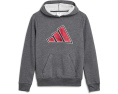 Детский худи с капюшоном Graphic Heather Fleece от Adidas с камуфляжным принтом