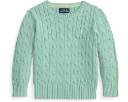 Детский свитер Polo Ralph Lauren Kids с жаккардовым узором и вышитым пони