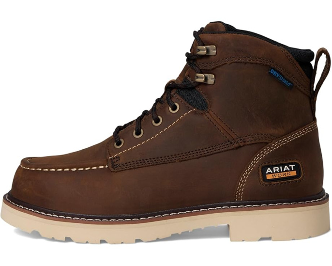 Rebar Lift 6 дюймов водонепроницаемые рабочие ботинки Ariat с мягким носком