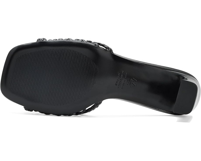 Сланцы Stuart Weitzman Marina Slides 50 с плетеным верхом