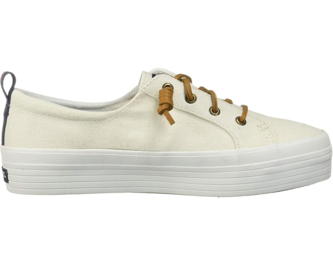 Кеды Sperry Crest Vibe Triple Canvas на платформе из парусины