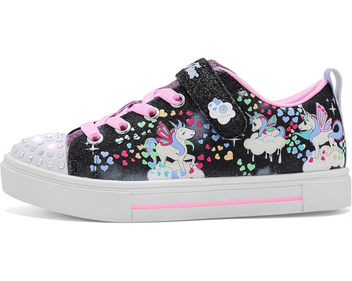 Кроссовки SKECHERS KIDS Twinkle Sparks с галактикой единорогов для детей