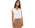 Блузка Vince Camuto V-Neck с рюшами на рукавах