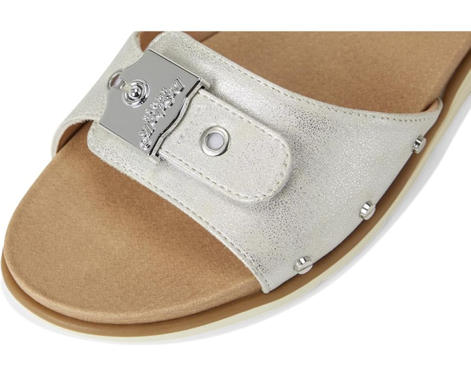 Босоножки Nice Iconic Flat Sandal Dr Scholl's с блестящим верхом