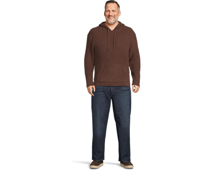 Толстовка UGG Finnegan Hoodie Rib с капюшоном и карманом