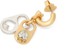 Серьги Snack Time Pull Tab Charm Huggies от Kate Spade New York