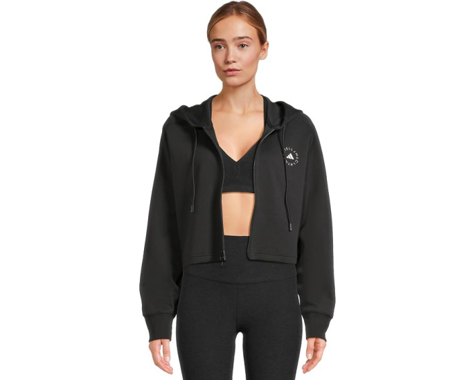 Кроп-худи adidas by Stella McCartney из органического хлопка